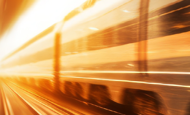 Train en mouvement – Vapérail